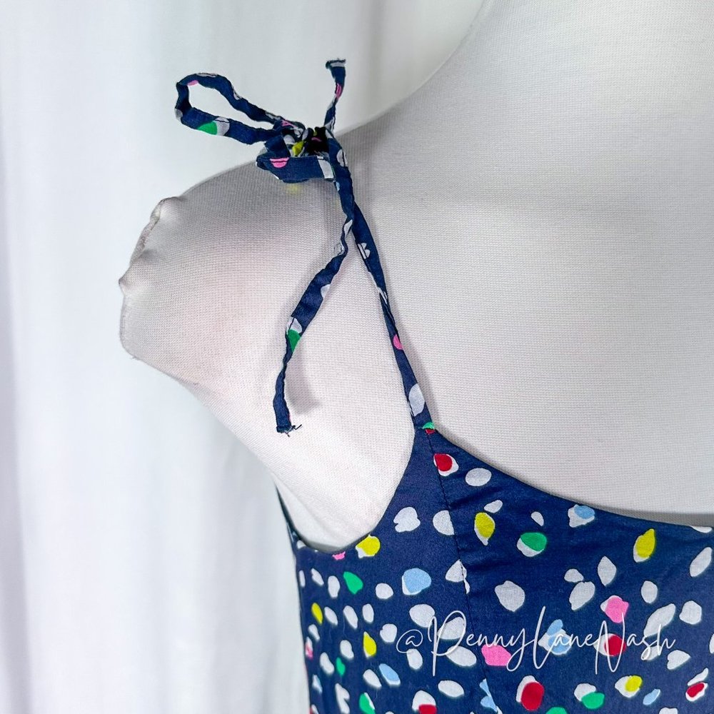 J.Crew Ratti Happy Cat Print Dotted Midi Sundress - Picture 5 of 16